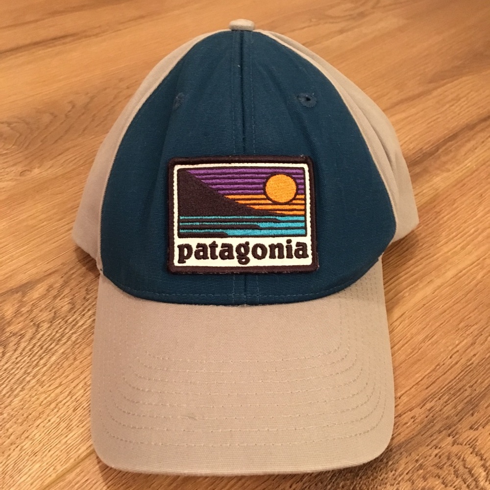 Patagonia snap back hat, 100% cotton